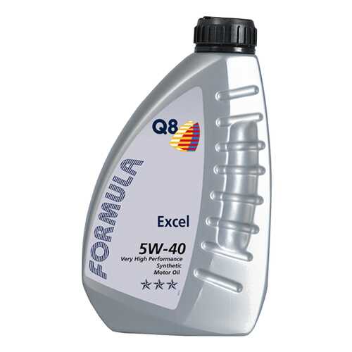 Моторное масло Q8 Oils Formula Excel 5W-40 1л в ТНК