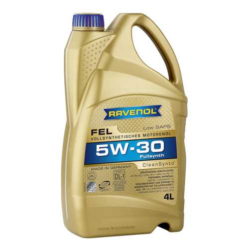 Моторное масло Ravenol FEL SAE 5W-30 4л в ТНК