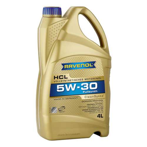 Моторное масло Ravenol HCL SAE 5W-30 4л в ТНК