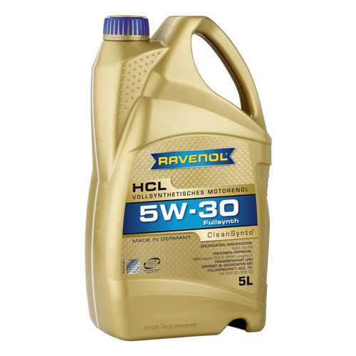 Моторное масло Ravenol HCL SAE 5W-30 5л в ТНК