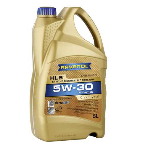 Моторное масло Ravenol HLS SAE 5W-30 5л в ТНК