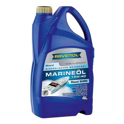 Моторное масло RAVENOL Marineoil Diesel SHPD SAE 15W-40 (4л) new в ТНК