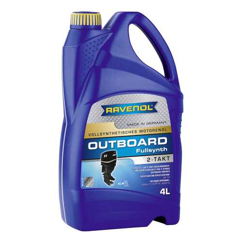 Моторное масло Ravenol Outboardoel 2T Fullsynth 5W-30 4л в ТНК