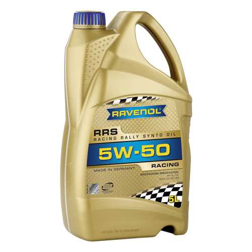 Моторное масло Ravenol Racing Rally Synto SAE 5W-50 5л в ТНК