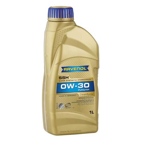 Моторное масло Ravenol Super Synthetic Hydrocrack SSH SAE 0W-30 1л в ТНК
