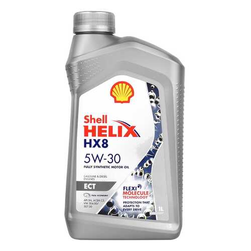 Моторное масло Shell Helix HX8 ECT 5W-30, 1 л, синтетическое в ТНК