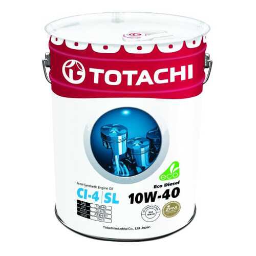 Моторное масло Totachi Eco Diesel Semi-Synthetic 10W-40 20л в ТНК