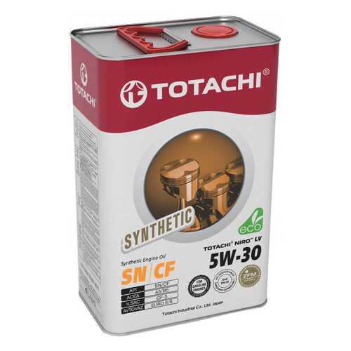 Моторное масло Totachi Niro LV Synthetic SN 5W-30 4л в ТНК