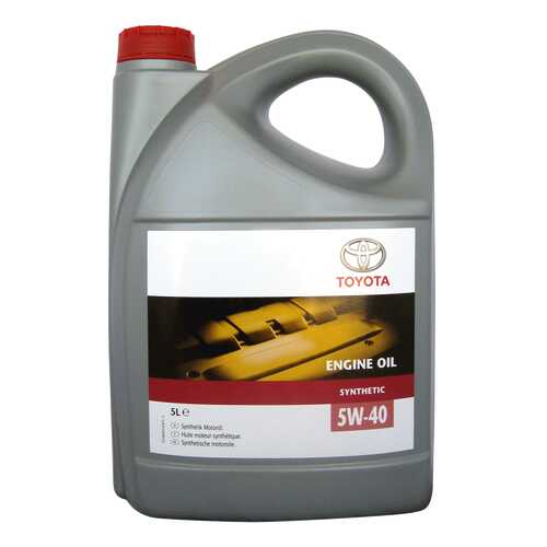 Моторное масло Toyota Engine Oil Synthetic 5W-40 5л в ТНК