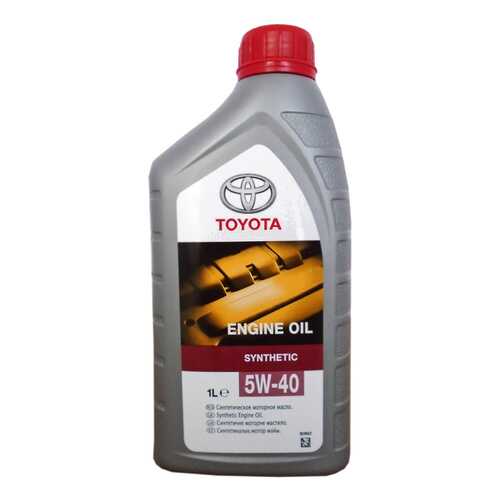 Моторное масло Toyota Engine Oil Synthetic SAE 5W-40 1л в ТНК