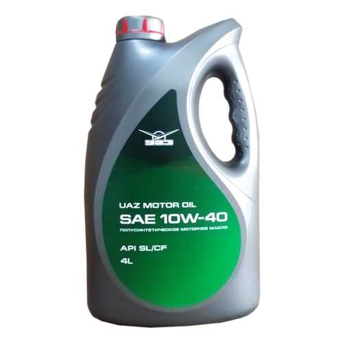 Моторное масло UAZ Motor Oil SAE 10W-40 4л в ТНК
