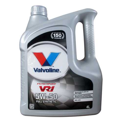 Моторное масло Valvoline VR1 Rasing 5W-50 4л в ТНК