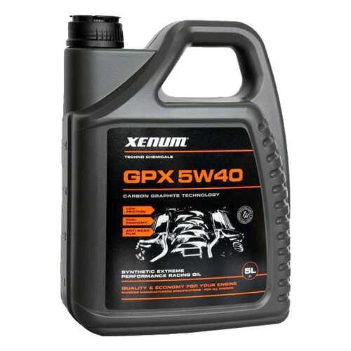 Моторное масло Xenum GPX 5W-40 5л в ТНК