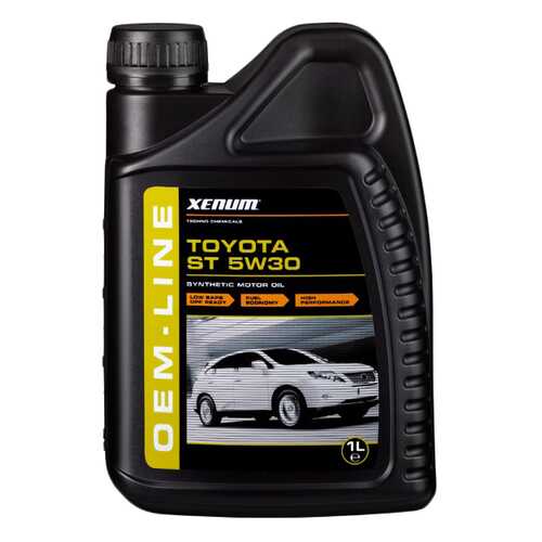 Моторное масло Xenum Oem Line Toyota ST 5W-30 1л в ТНК