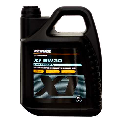 Моторное масло Xenum VRX SAE 5W-30 5л в ТНК