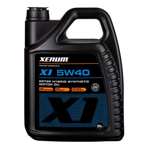 Моторное масло Xenum X1 SM/CF 5W-40 5л в ТНК