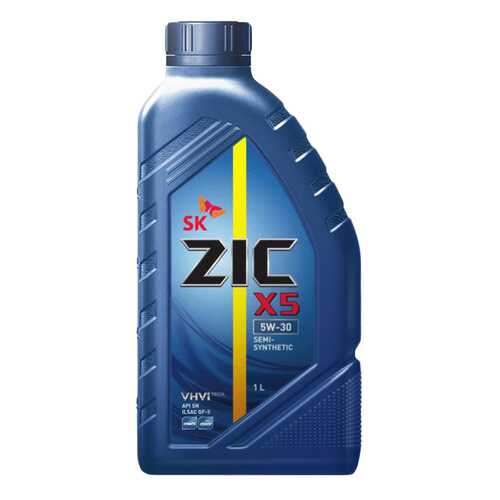 Моторное масло Zic X5 5W-30 1л в ТНК
