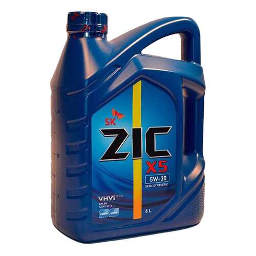 Моторное масло Zic X5 5W-30 6л в ТНК