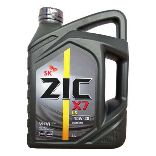 Моторное масло Zic X7 LS 10W-30 4л в ТНК
