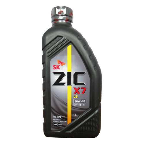 Моторное масло Zic X7 LS 10W-40 1л в ТНК