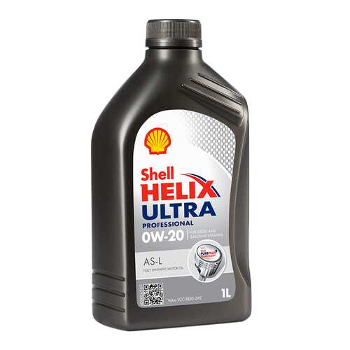 Shell Helix Ultra Professional AS-L 0W-20 синтетическое моторное масло 0W20 1 л. в ТНК