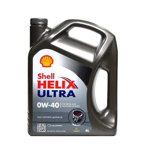 Shell М/Масло Синтетика Shell Helix Ultra 0w-40 4l в ТНК
