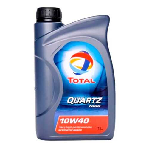 TOTAL 201528 масло моторное total quartz 7000 10w40 полусинтетическое 1 л 201528 в ТНК