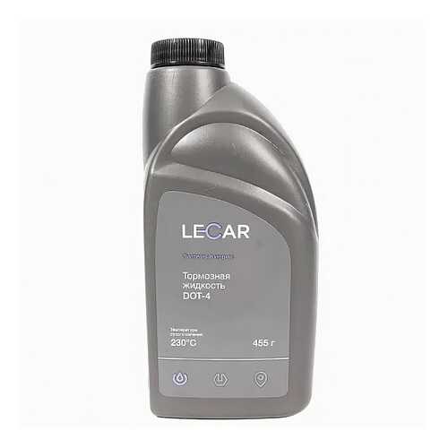 Жидкость тормозная LECAR DOT4 455 г LECAR000011410 в ТНК