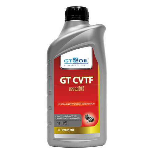 Трансмиссионное масло GT-Oil ATF CVTF Multi 1л в ТНК