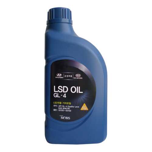 Трансмиссионное масло Hyundai-KIA LSD OIL 85W90 1л 0210000100 в ТНК