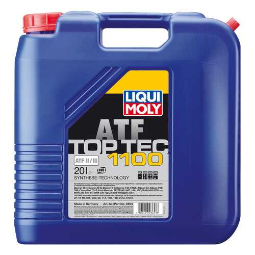 Трансмиссионное масло LIQUI MOLY Top Tec ATF 20л 3653 в ТНК