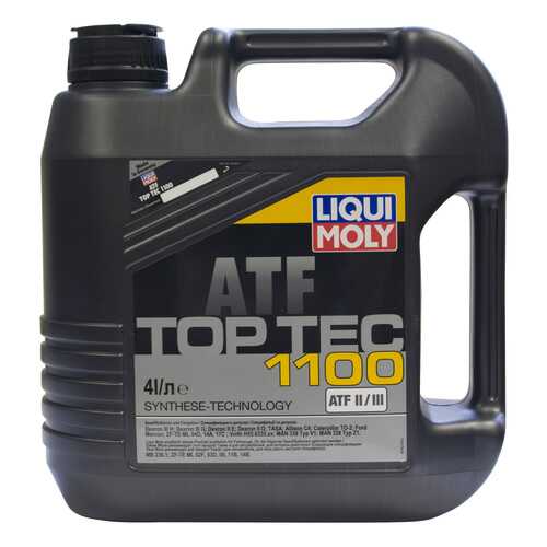Трансмиссионное масло LIQUI MOLY Top Tec ATF 4л 7627 в ТНК