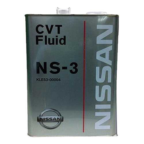 Трансмиссионное масло Nissan 4л KLE53-00004 в ТНК