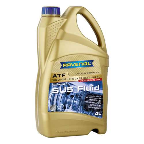 Трансмиссионное масло RAVENOL ATF SU5 Fluid 4л 1211122-004-01-999 в ТНК