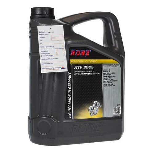 Трансмиссионное масло Rowe HIGHTEC ATF 5л 25051-0050-03 в ТНК