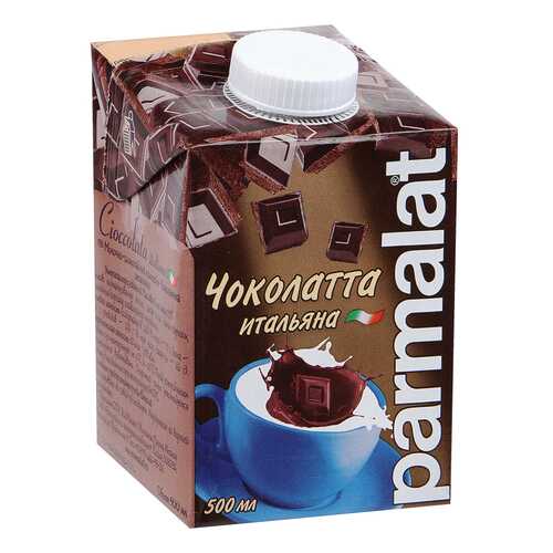Коктейль Parmalat cioccolata Italiana молочно-шоколадный 1.9% 0.5 л в ТНК