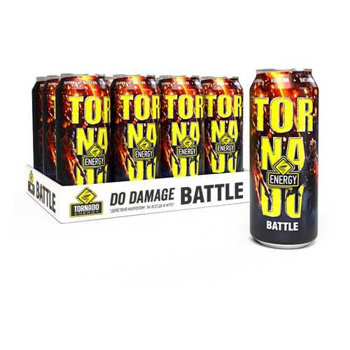 Энергетический напиток Tornado Energy Battle 12 шт Х 450 мл в ТНК
