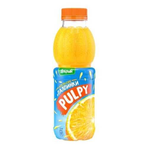 Напиток сокосодержащий апельсин Pulpy с мякотью 0.9 л в ТНК