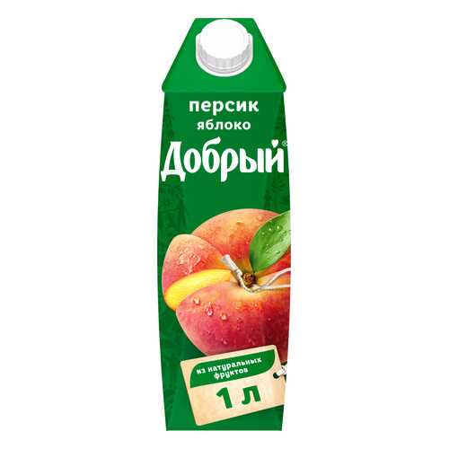 Нектар Добрый персик-яблоко 1 л в ТНК